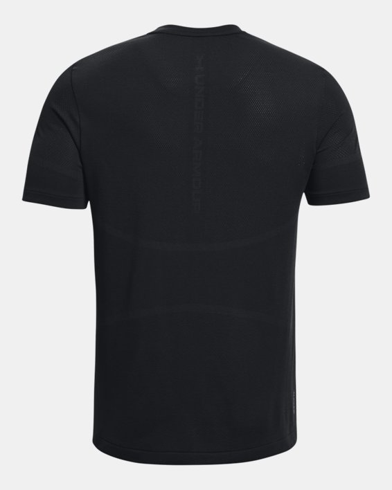 Men's UA Vanish Elite Seamless Short Sleeve, Black, pdpMainDesktop image number 5
